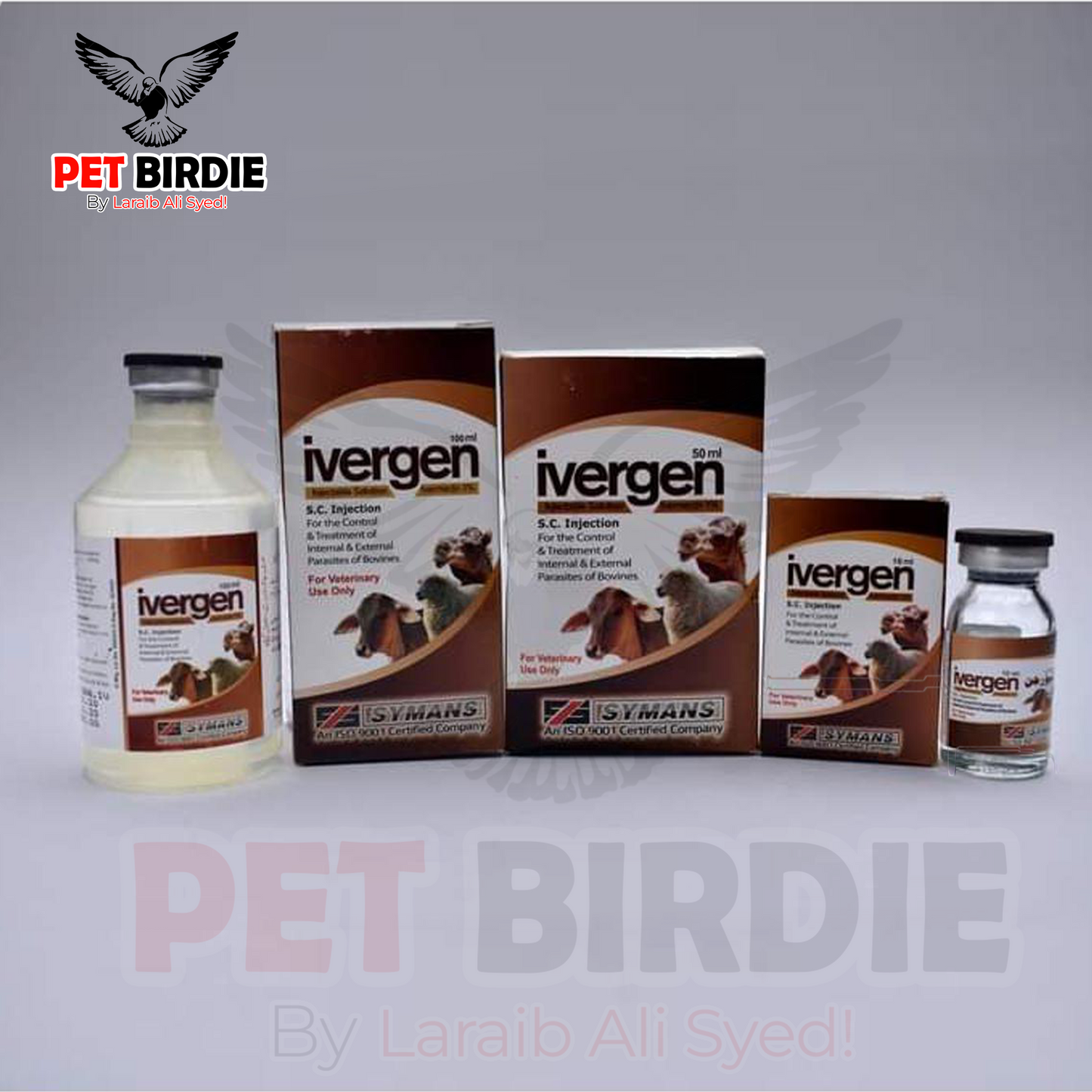 injectable Solution of Ivermectin Symans 50ml