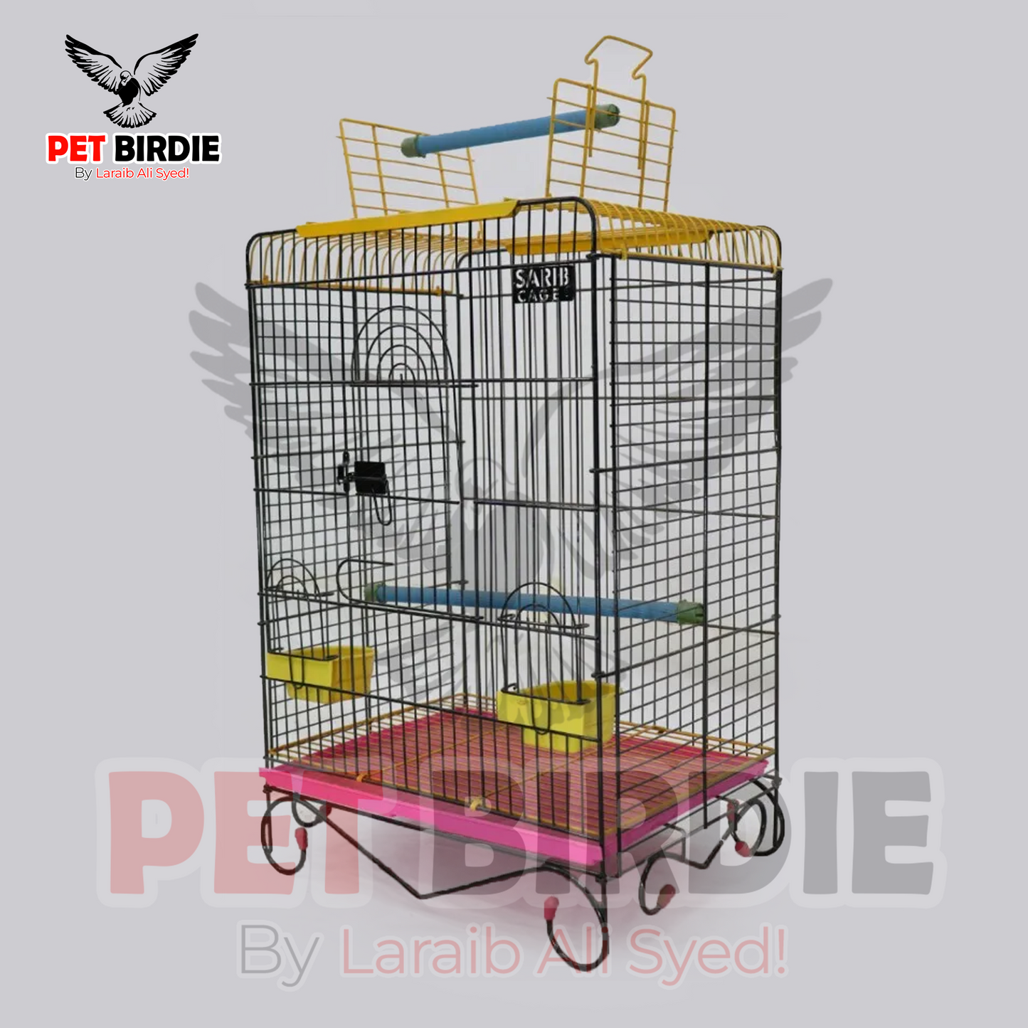 Small Grey Cage ( 18x14x33in )