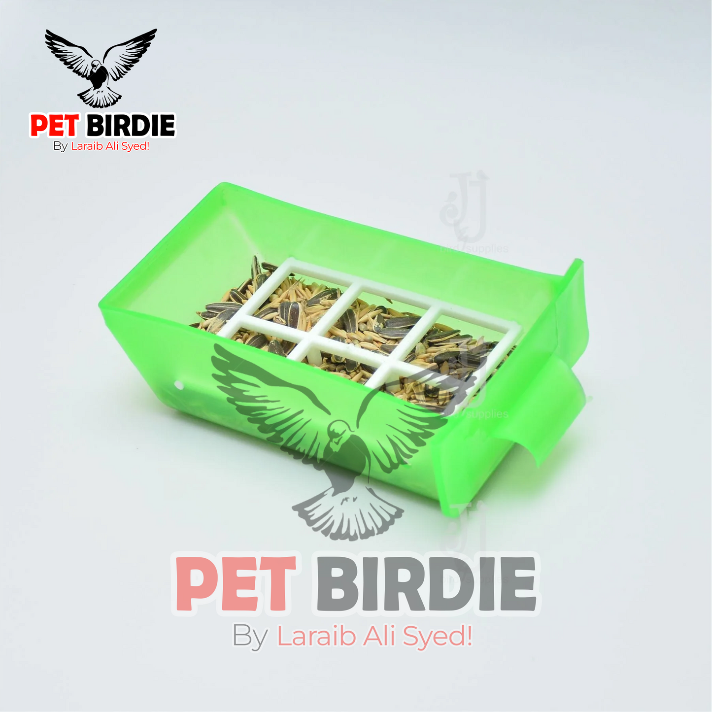 Feed Bowl With Fixed Grill - High Quality Seed Pot