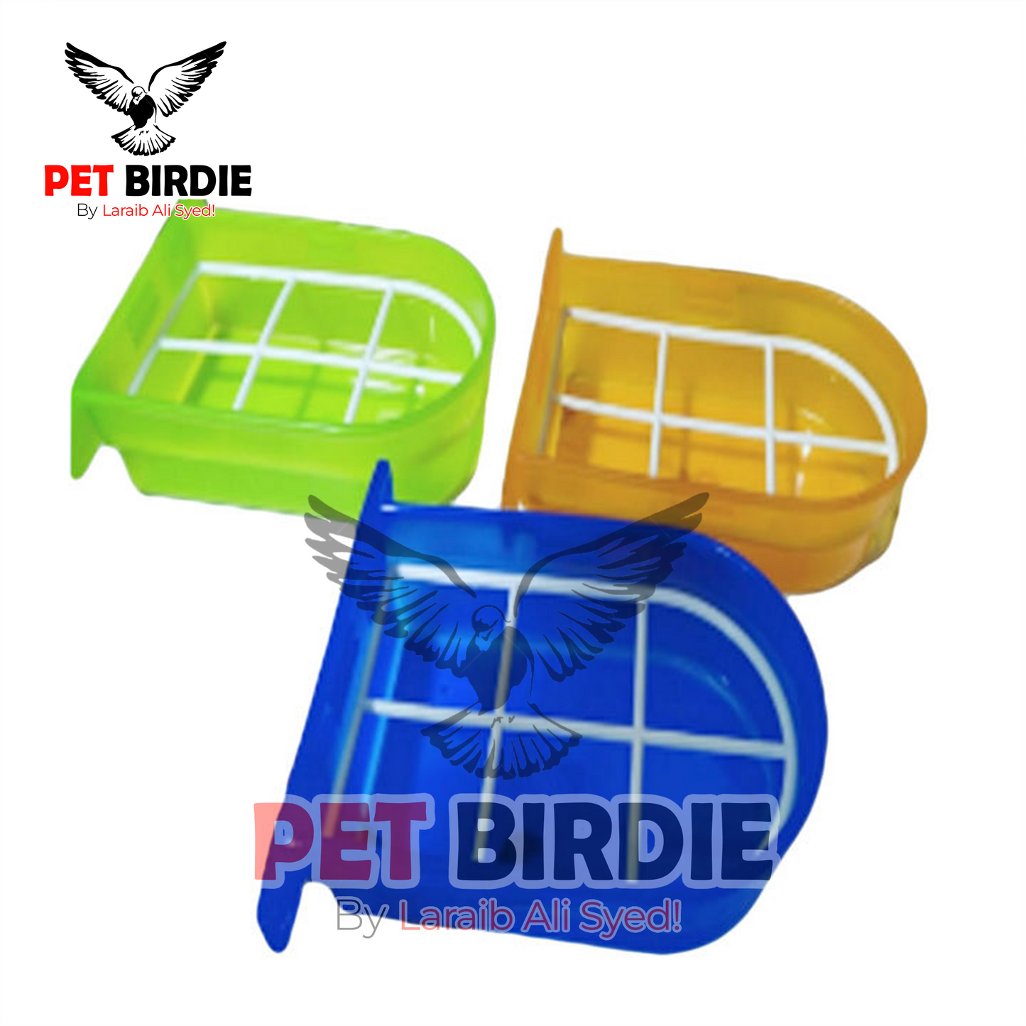 Feed Bowl With Fixed Grill - High Quality Seed Pot