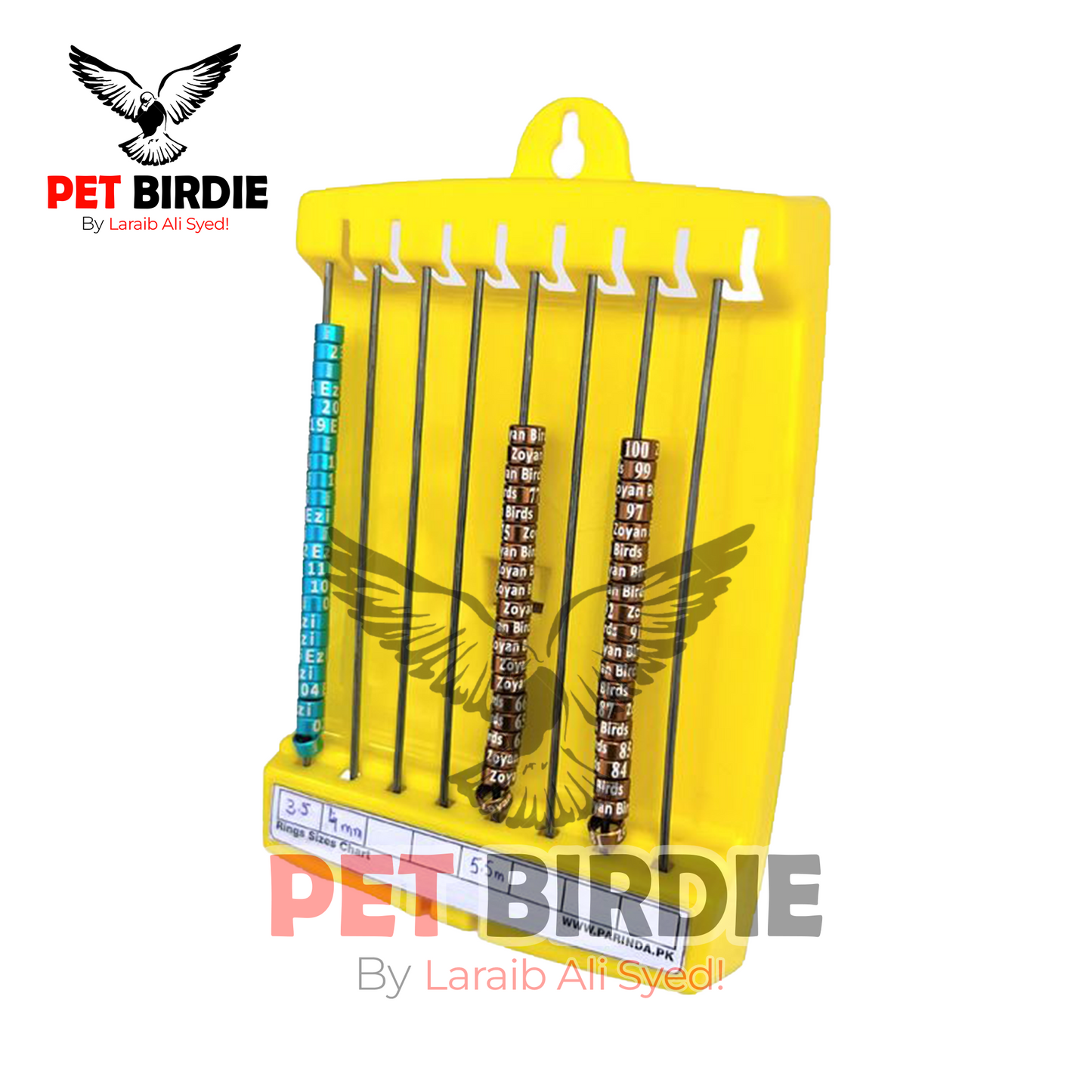 Bird Leg Ring Holder - Organize and Store Bird Rings